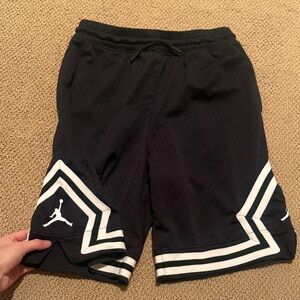 Boys size XL Jordan Black and White Athletic Shorts